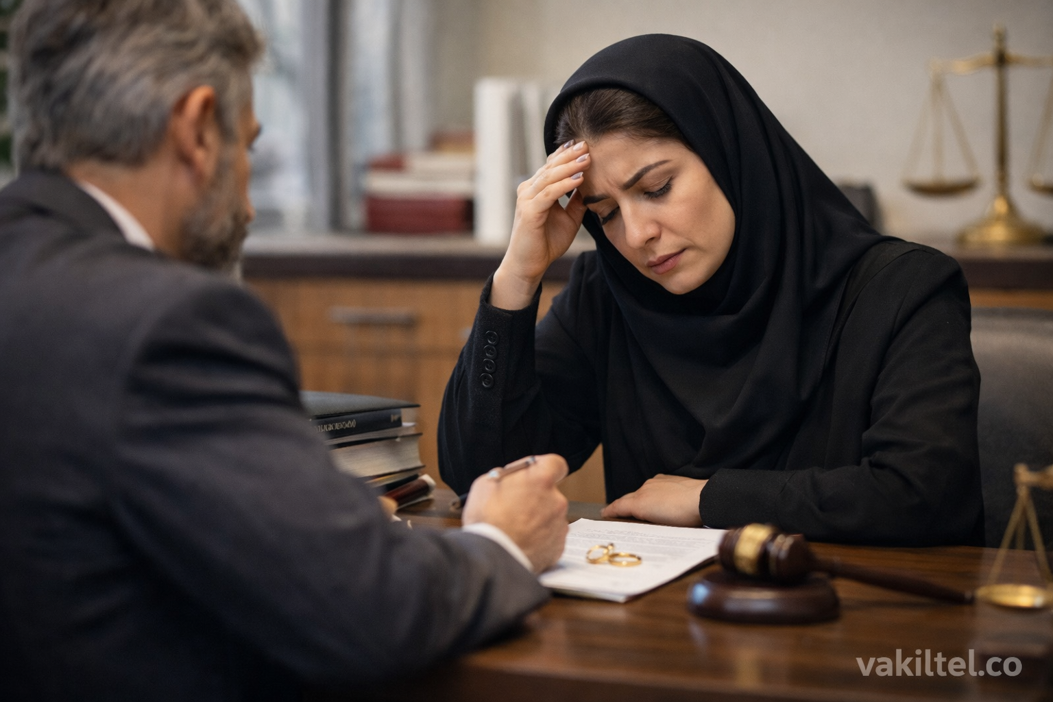 مشاوره حقوقی تلفنی درباره طلاق عسر و حرج