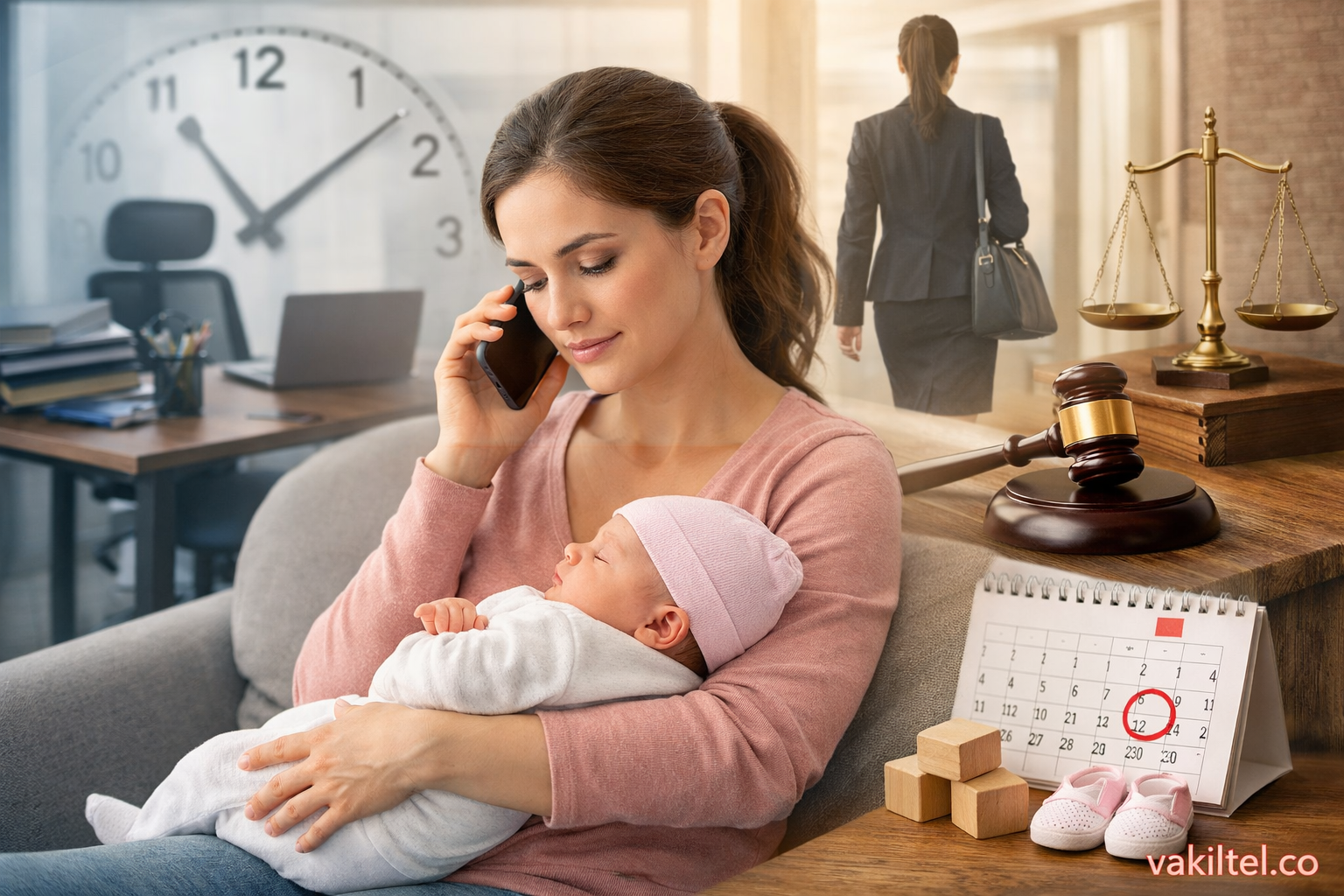 مشاوره حقوقی تلفنی برای مرخصی زایمان و حق بازگشت به کار